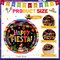 100 Pcs Mexican Paper Plates 7 Inch Disposable Fiesta Cake Dessert Plates Cinco De Mayo Party Decorations for Taco Tuesday Birthday Party Supplies(Fiesta Style)
